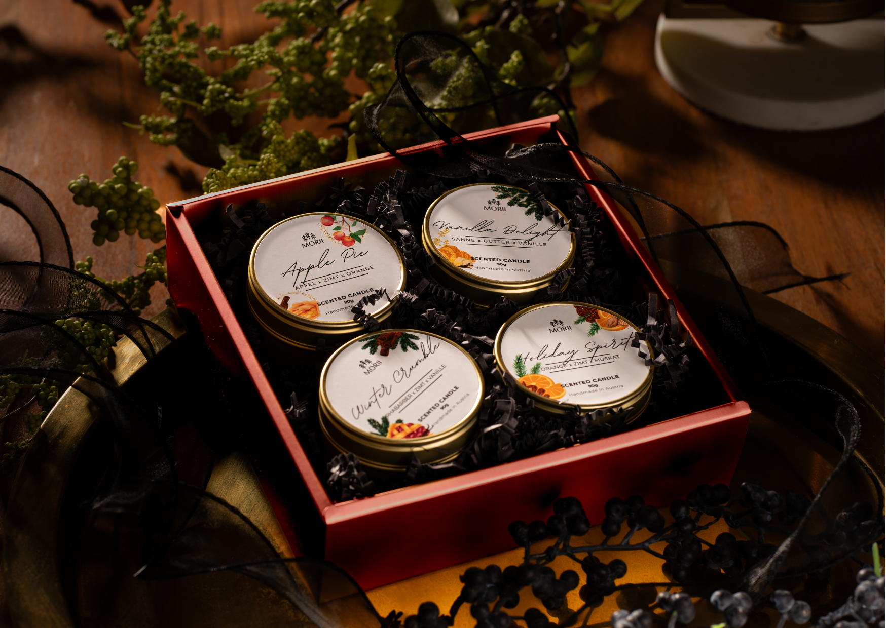 4x 90g Candles Giftbox (Mix & Match)